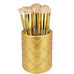 TWINKLY LOVE-8 PIECE FLAWLESS FACE & EYE BRUSH SET W/ BRUSH HOLDER Gold