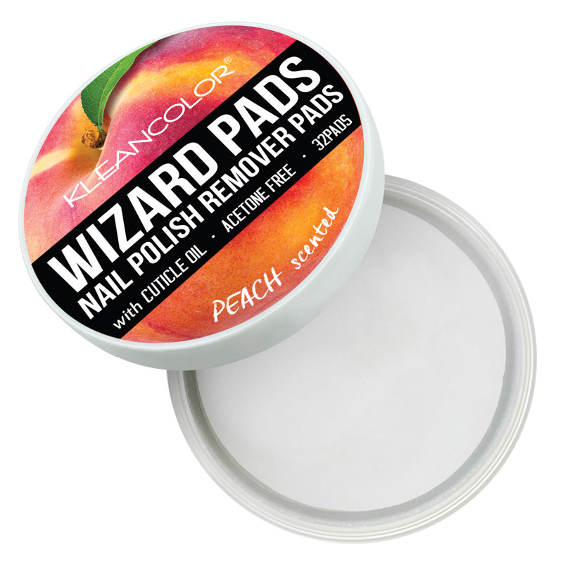 WIZARD PADS-NAIL POLISH REMOVER PADS Peach